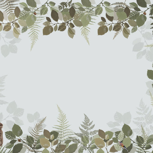 ESTAhome fotobehang bosdieren groen en bruin - 400 x 279 cm - 159101