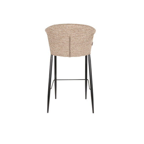 Dutchbone Georgia Barkrukken rugleuning 75 cm Bruin - Set van 2