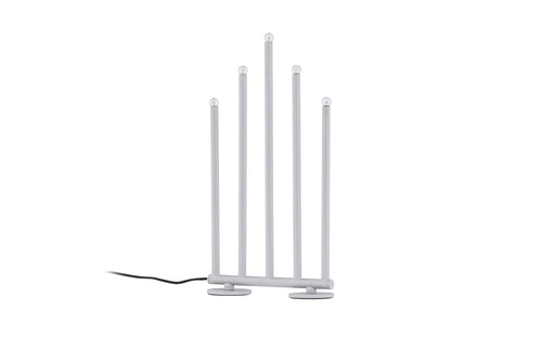 Rebellenclub Tafellamp Borga - Mat silver - vtwonen shop