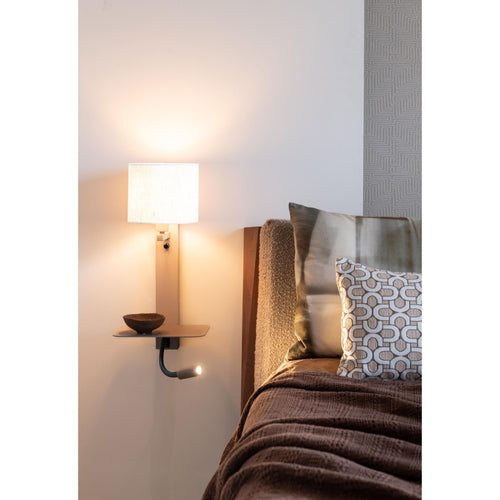it's about RoMi wandlamp Florence - bruin - 24x24x52cm - vtwonen shop