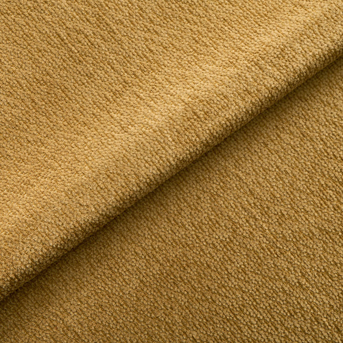 Premium Interiors - Draaistoel RETRO - krullend fluweel mosterd 71cm