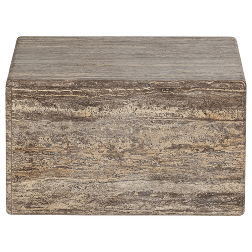WOOOD salontafel Vexa - Marmer - Lichtbruin - 35x60x60