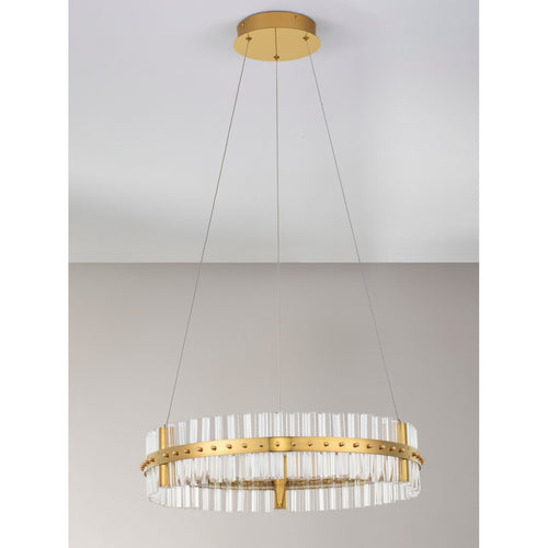 Nova Luce KEZO Hanglamp Platina Goud Triac Dimbaar LED 45W 2700lm 3500K