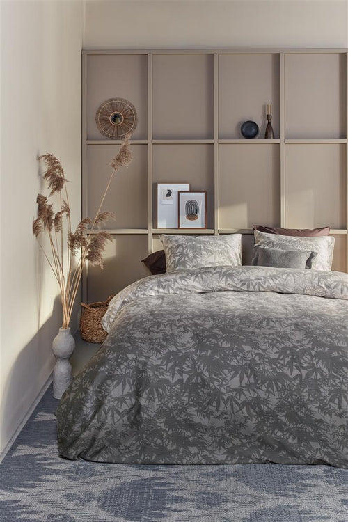 Beddinghouse Ellen dekbedovertrek - Tweepersoons - 200x200/220 cm - Grijs - vtwonen shop