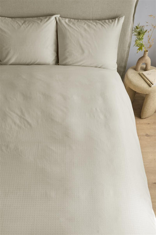 Beddinghouse Jula dekbedovertrek - Effen - Tweepersoons - 200x200/220 - Sand - vtwonen shop