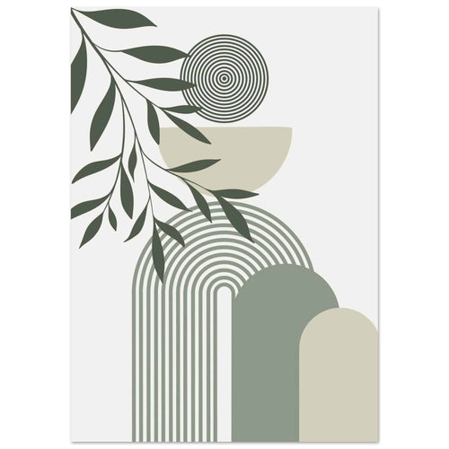 Artfulprints  Boho – Olive balance   poster A4 21x29.7 cm - vtwonen shop