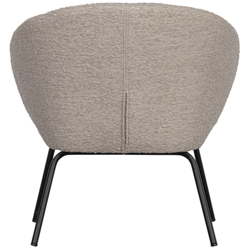 WOOOD fauteuil Ditte - Bouclé - Greige - 72x69x68 - vtwonen shop