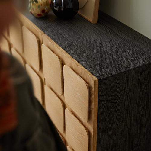 Tikamoon Eikenhouten buffetkast 200 cm - Naturel