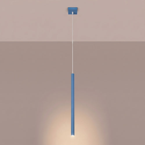 Sollux Lighting Hanglamp PASTELO 1 azuur - 8x8x120cm