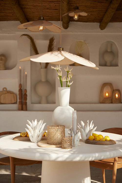 Light & Living hanglamp FYANO - Ø30.5x9cm - bruin