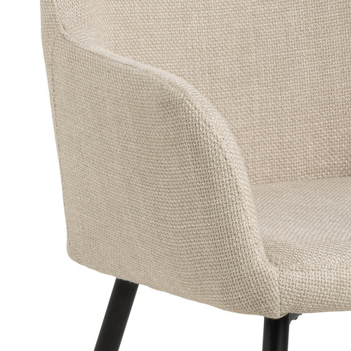 Rebellenclub Eetkamerstoel Ondara - Set van 2 - Beige