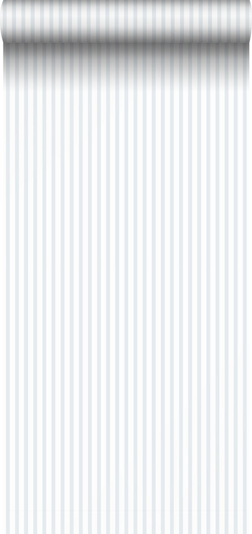 Sanders & Sanders behang strepen grijs en wit - 53 cm x 10 m - 640592
