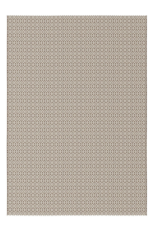 AFK Living vloerkleed Marbella - voor binnen en buiten - kastanje - 120 x 170 cm