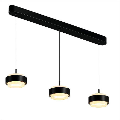 Freelight hanglamp Puleggia - 3 lichts - 90  x 150   cm - zwart