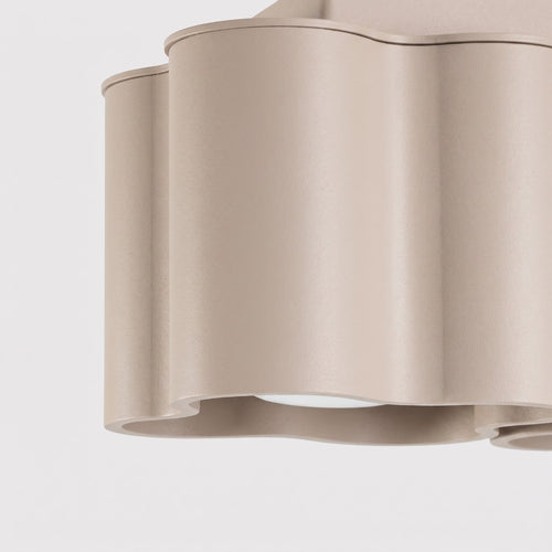 Sollux Lighting Plafondlamp OVIO 2 taupe GU10 - 24,5x12x12cm