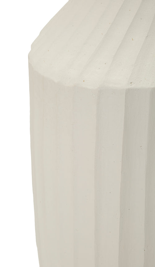 Mauro Ferretti vaas - 28,5x50,5 cm - crème