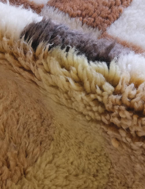 AFK Living vloerkleed Berber - handgemaakt - Wol - 140 cm x 200 cm