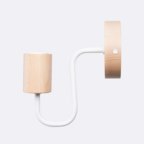Sollux Lighting Wandlamp TIMBO wit - 8x19x18,5cm