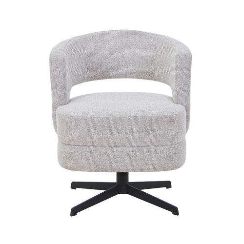 DÉJA Living Eetkamerstoel Lave - Taupe - Draaibaar - Set van 2 - vtwonen shop