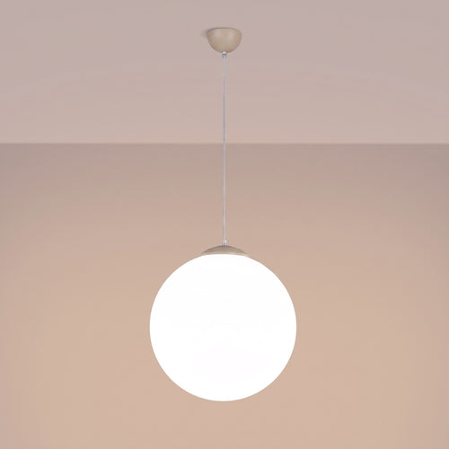 Sollux Lighting Hanglamp UGO 40 taupe - 40x40x130cm