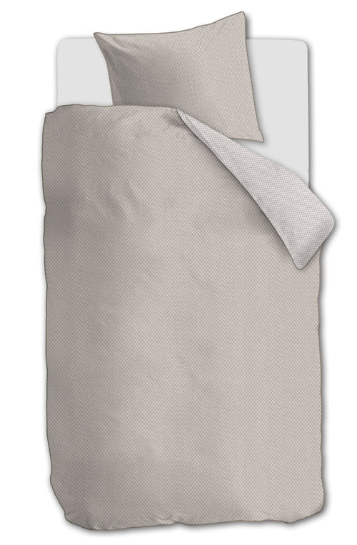 Rivièra Maison Dekbedovertrek Emery - 60 x 70 cm - Taupe