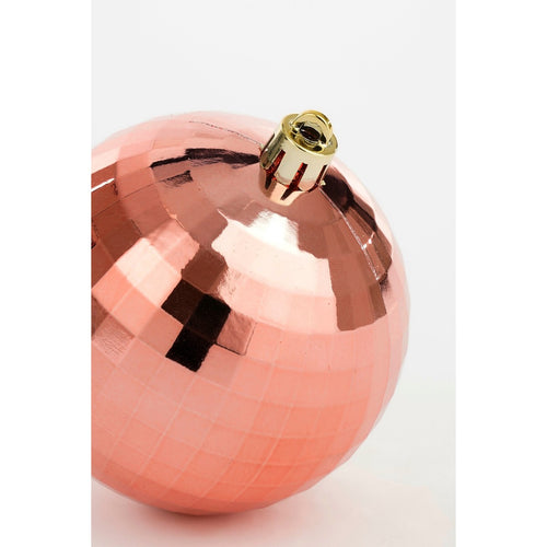 Mica Decorations Bal onbreekbaar goud groen roze oranje fuchsia 30 stuks - d8cm