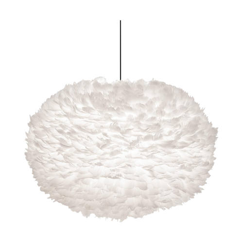 Umage Eos X-large hanglamp white - met koordset zwart - Ø 75 cm - vtwonen shop