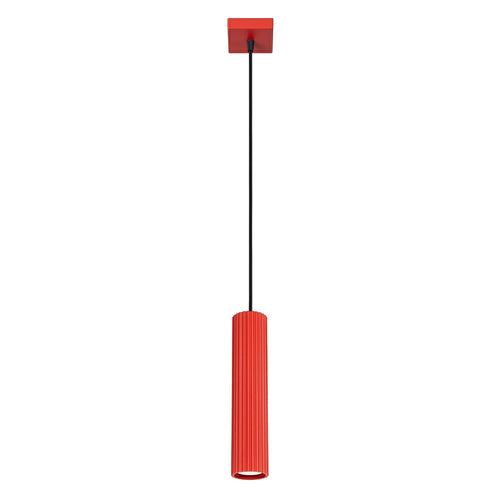 Sollux Lighting Hanglamp KARBON 1 rood - 8x8x118cm