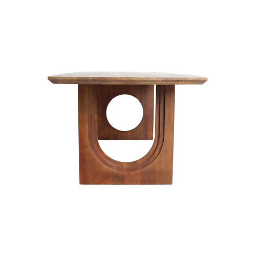 Bullnose Chamfered Mix mangohouten eettafel  - 180 cm