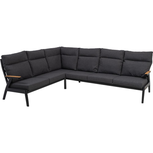 Lesli Living loungebank Florence - antraciet - 200x85x94cm