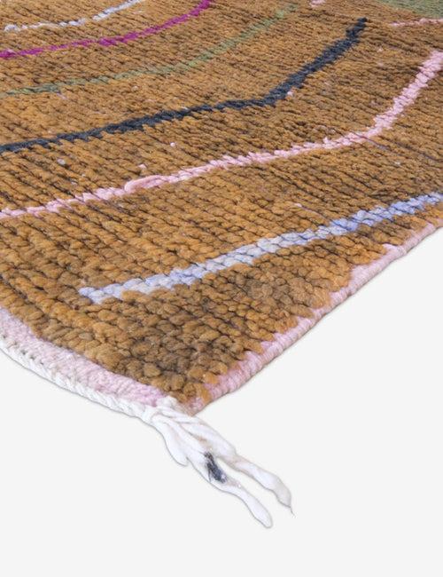 AFK Living vloerkleed Berber - handgemaakt - Wol - 78 x 371 cm