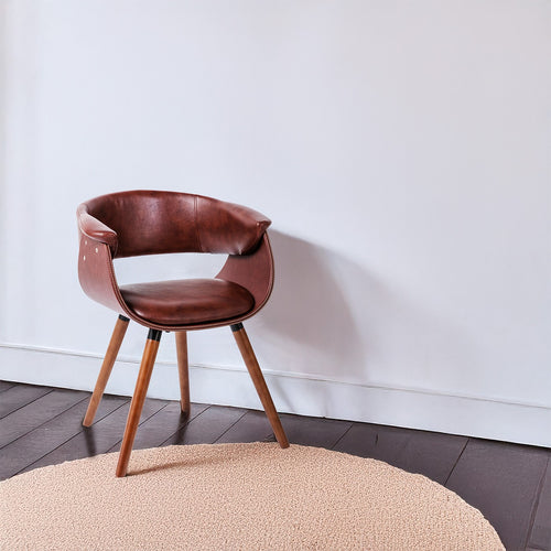 Kare Design Stoel met armleuningen Nougat - vtwonen shop