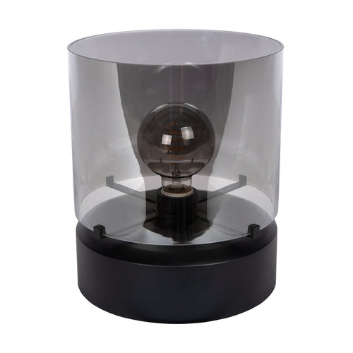 Atmooz tafellamp Glaz - zwart - Ø 25 x H 30 cm - E27