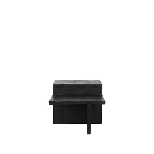 LABEL51 Salontafel Skip - Zwart Mangohout - 90x50x40cm - vtwonen shop