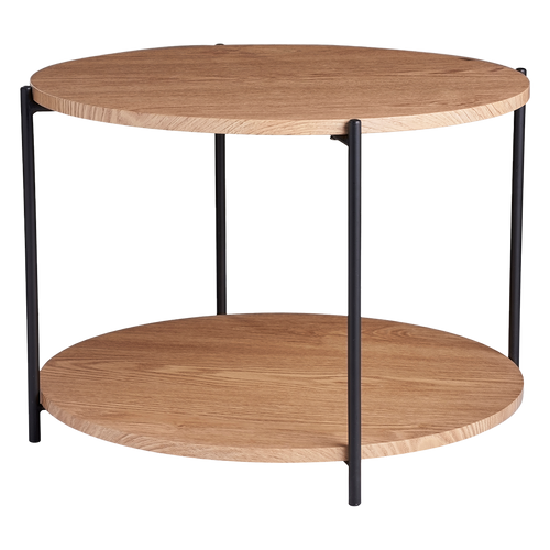 Lisomme Lina houten salontafel naturel - Ø 55 cm - vtwonen shop