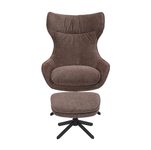 Starfurn Fauteuil Olivia - Paars Stof - 77x85x108cm