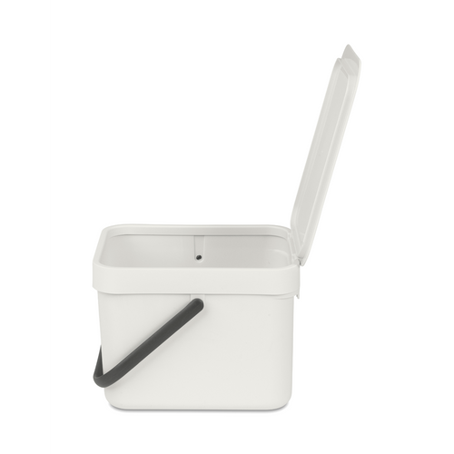 Brabantia Afvalemmer Sort & Go - 6L - light grey