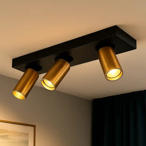 Highlight spot Eliano - 3 lichts - 36  x 12.5   cm - brons - vtwonen shop