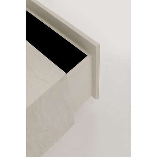 Kare Design Nachtkastje Travertino 1 lade