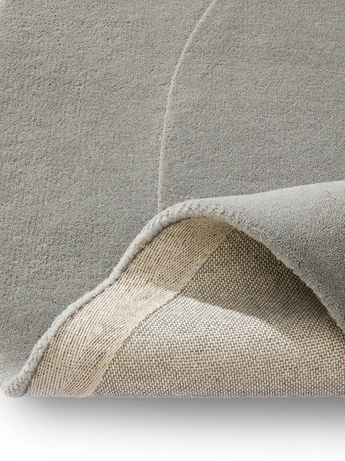 benuta wollen vloerkleed Shape - grijs - 140x200 cm