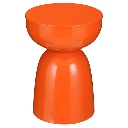 Mica Decorations Elliot Bijzettafel - Bijzettafel Rond H45 x Ø32 cm - Bijzettafeltje voor Woonkamer of Slaapkamer - Ideaal als Plantentafeltje - IJzer