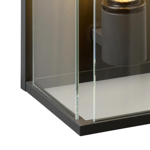 Lucide wandlamp CLAIRE - 1xE27 - Antraciet