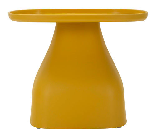 Mauro Ferretti bijzettafel - 48x48x38 cm - geel
