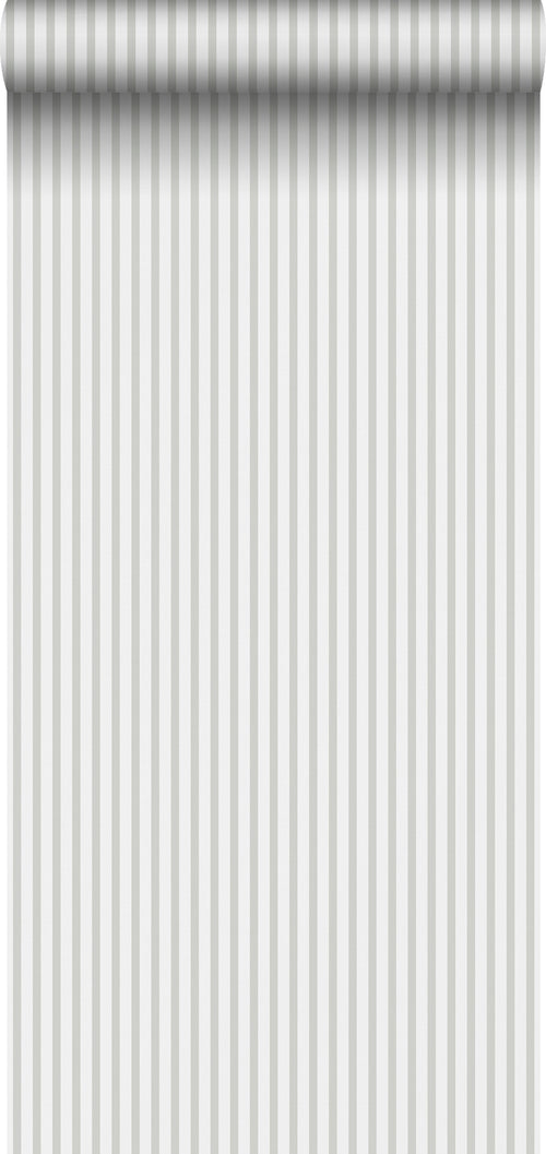 Sanders & Sanders behang strepen lichtgrijs - 53 cm x 10.05 m - 640706