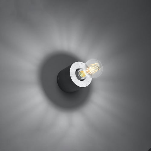 Sollux Lighting Wandlamp SALGADO beton - 10x10x10cm