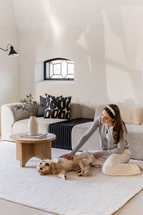 Interieur05 Vloerkleed Cairt Wit/Creme - 200 x 290 cm - vtwonen shop