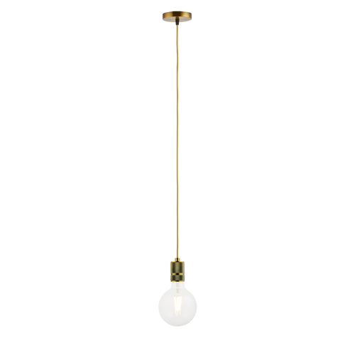 Lighto | Pendel Champagne Goud | Inclusief Lichtbron Helder | Classic | 1.5m Snoer | Met Plafondkap - vtwonen shop
