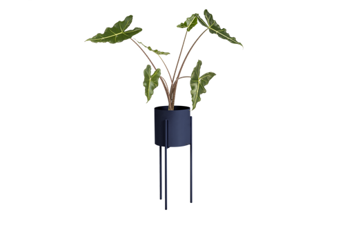 noo.ma MAKI Bloempot - lang - Storm Blue - vtwonen shop