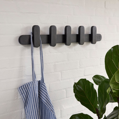 Hübsch kapstok Merry - essen hout - 80x3,5xh14cm - vtwonen shop