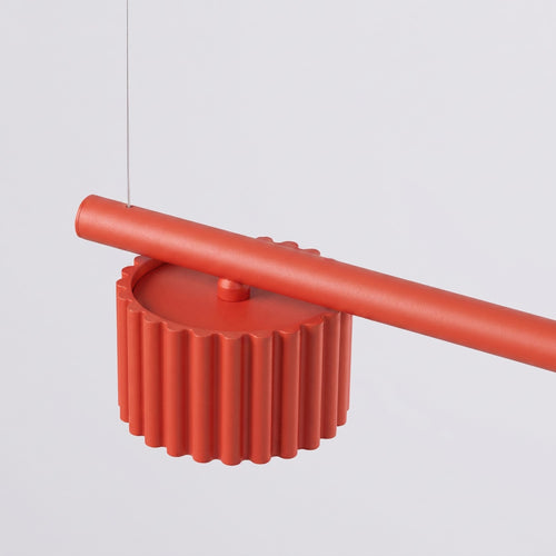 Sollux Lighting Kroonluchter AURA 4 rood Gx53 - 122x10x208cm